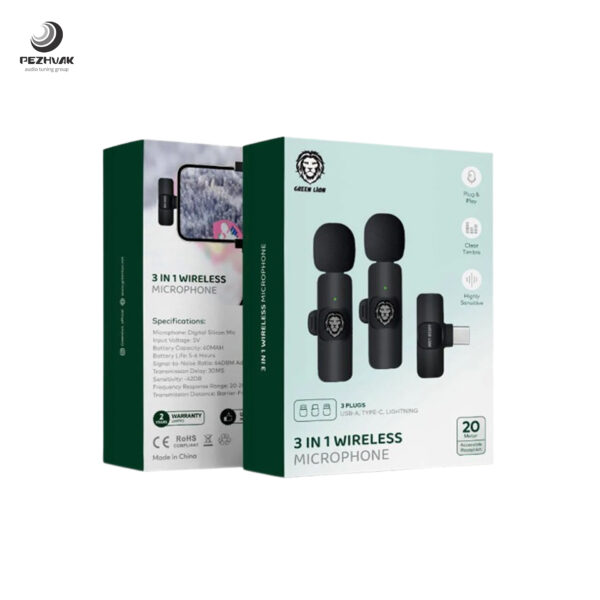 میکروفون یقه ای گرین لاین مدل 3 در 1 - تصویر 1
