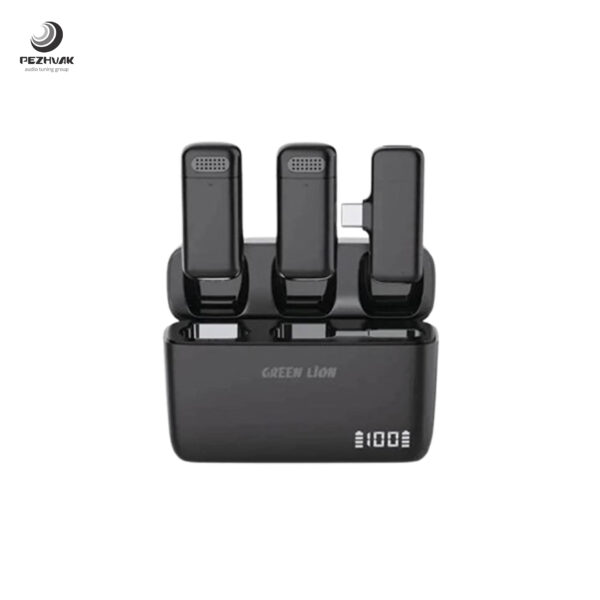 میکروفن بی سیم گرین لاین مدل 2 در 1 دیجیتال - تصویر 3