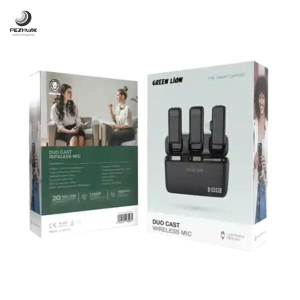 میکروفن بی سیم گرین لاین مدل 2 در 1 دیجیتال - تصویر 4