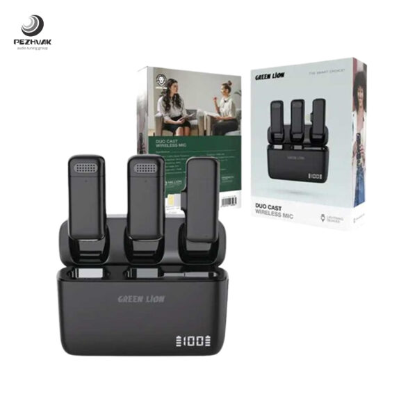 میکروفن بی سیم گرین لاین مدل 2 در 1 دیجیتال - تصویر 1