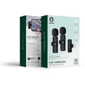 میکروفون یقه ای گرین لاین مدل 3 در 1 - نور و صدای پژواک 2