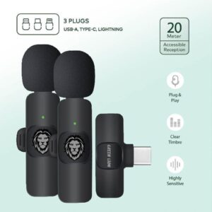 میکروفون یقه ای گرین لاین مدل 3 در 1 - نور و صدای پژواک