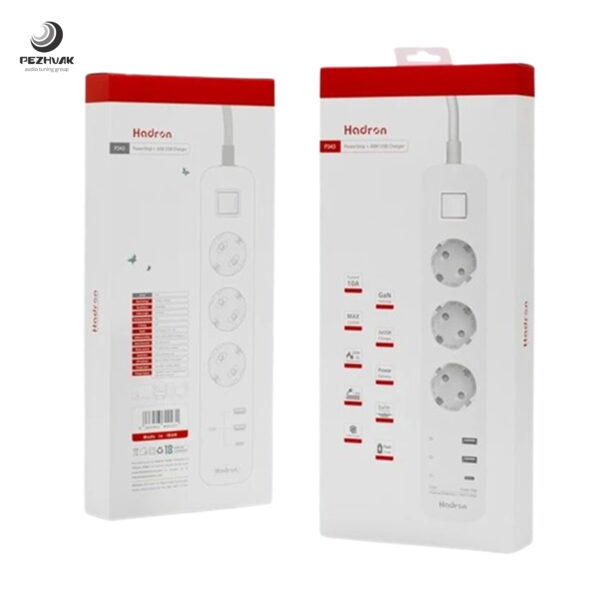 محافظ برق و چند راهی 3 خانه هوشمند هادرون مدل Hadron P343 - تصویر 1