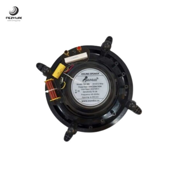 اسپیکر سقفی ساندکو مدل TW-365 به همراه آمپلی فایر مجموعه 4 عددی - تصویر 10