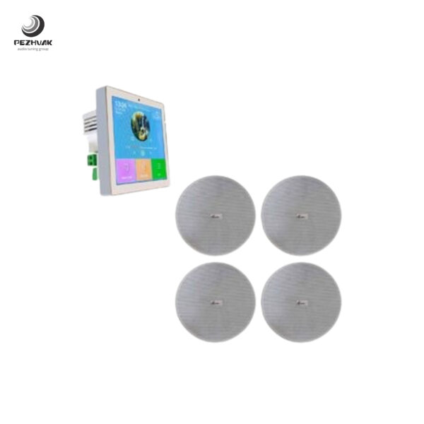 اسپیکر سقفی ساندکو مدل TW-365 به همراه آمپلی فایر مجموعه 4 عددی - تصویر 12
