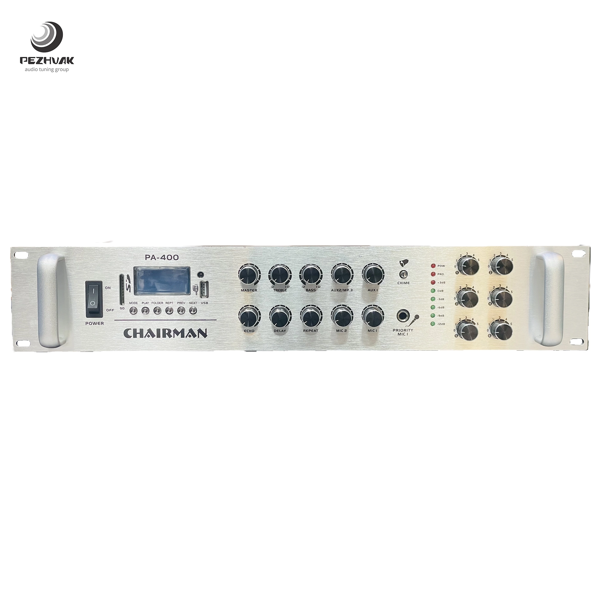 482 آمپلی فایر رومیزی چرمن مدل PA-400 - تصویر 1