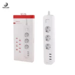 چندراهی 3 خانه برق و شارژر هادرون 10 آمپر مدل Hadron P323