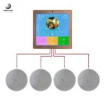 اسپیکر سقفی ساندکو مدل TW-365 به همراه آمپلی فایر مجموعه 4 عددی - تصویر 2