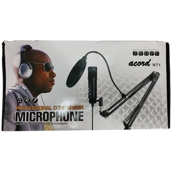 میکروفون استودیویی آکورد مدل ACORD microphone USB NT-1 - نور و صدای پژواک 2