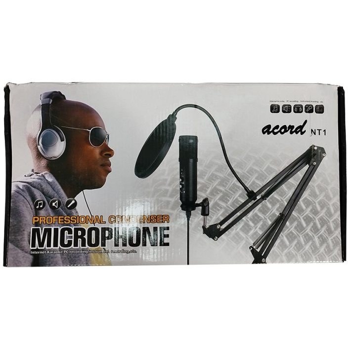 میکروفون استودیویی آکورد مدل ACORD microphone USB NT-1 - نور و صدای پژواک 2