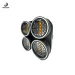 نور زنبوری چهار کاسه مدل رینگ لایت دار برند MTS - تصویر 2