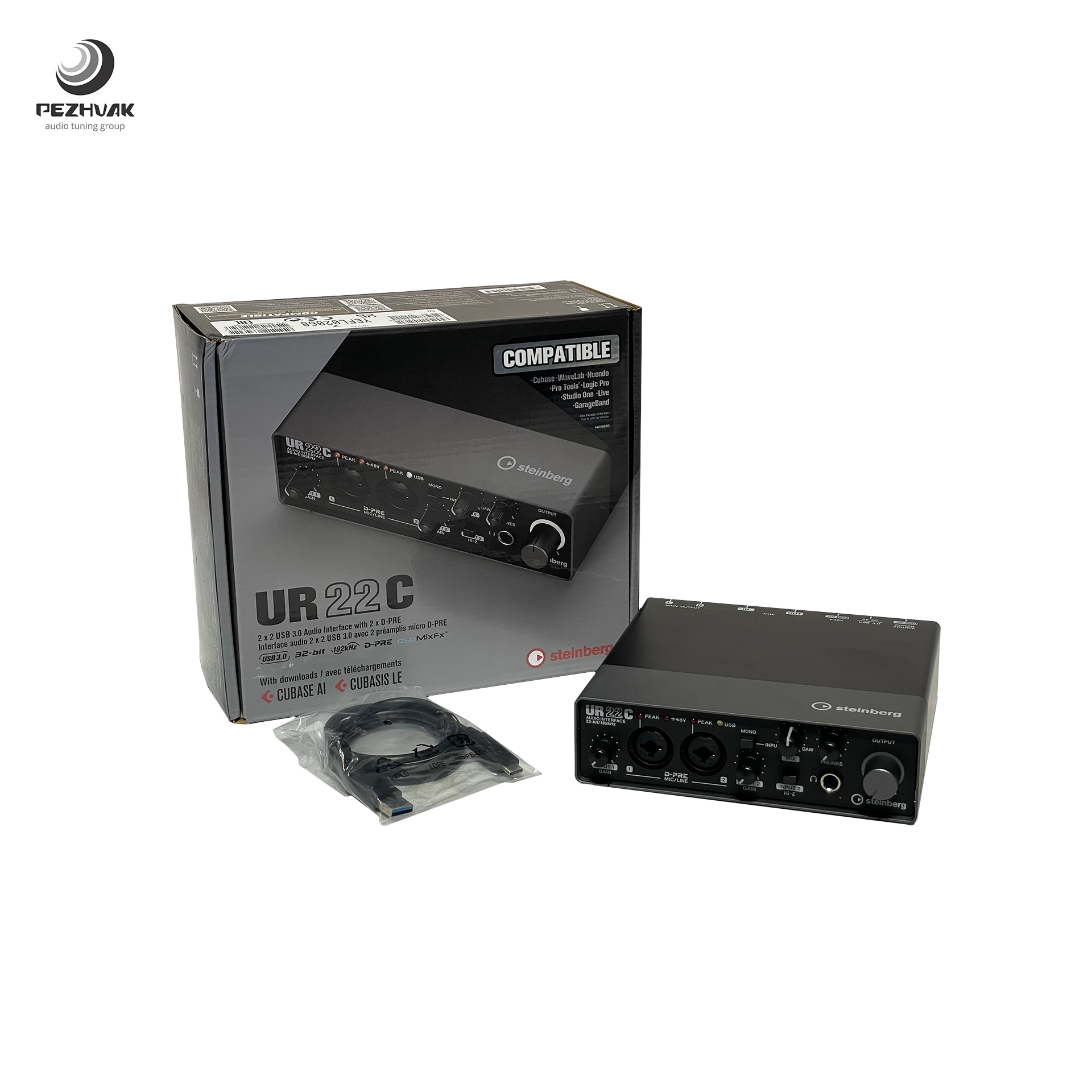 961 کارت صدا اشتاینبرگ مدل PACK-UR22C برند STEINBERG - تصویر 1